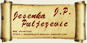 Jesenka Puljezević vizit kartica